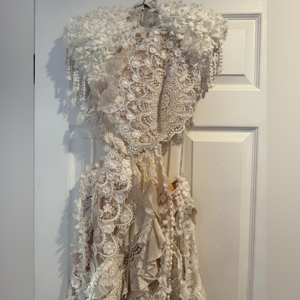 Zimmermann Wonderland Lace Frill Dress - Picture 7 of 7